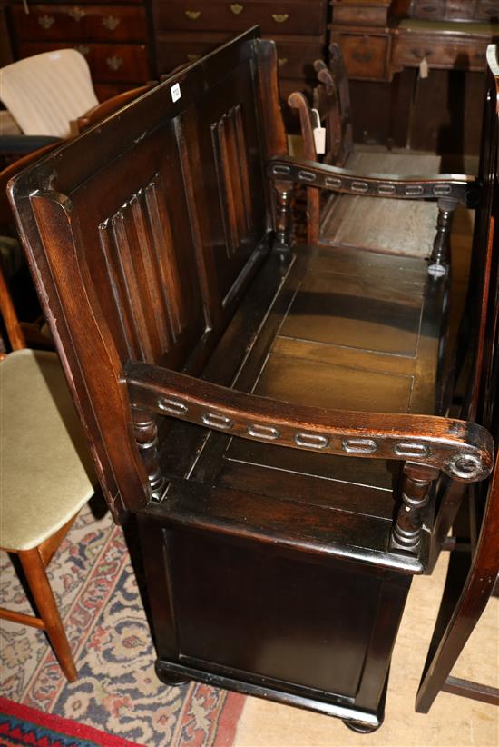 Oak monks bench